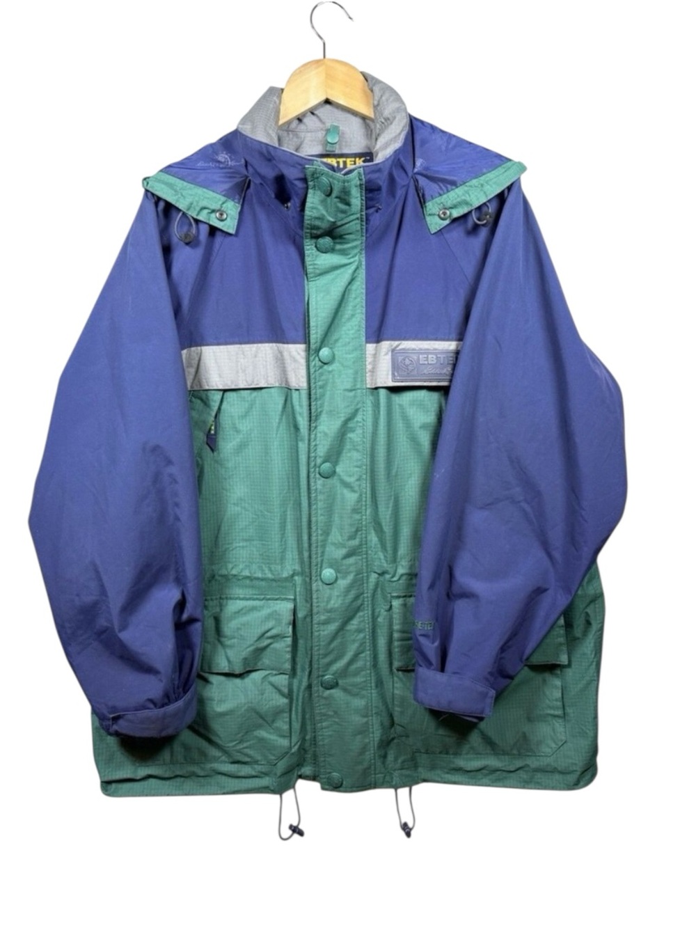 Eddie Bauer Vintage 1990s y2k EBTEK Gore-Tex Waterproof Parka Jacket Large